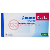 Дальнева таблетки 10мг + 4мг №30