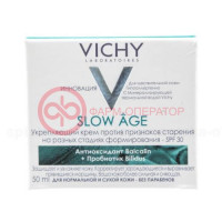 Виши слоу аж крем для лица 50мл укрепл п/старения д/норм сухой кожи spf30