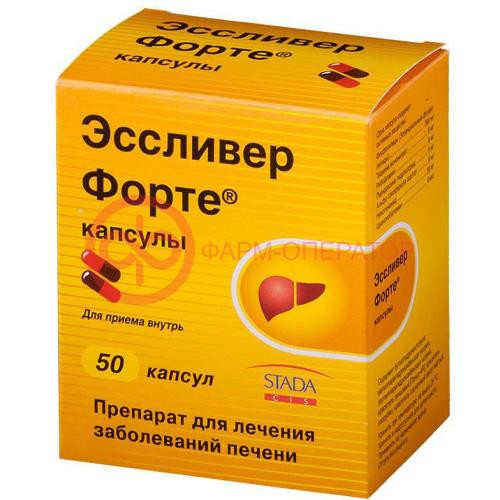 Эссливер форте капсулы №50 Эссливер форте капсулы №50