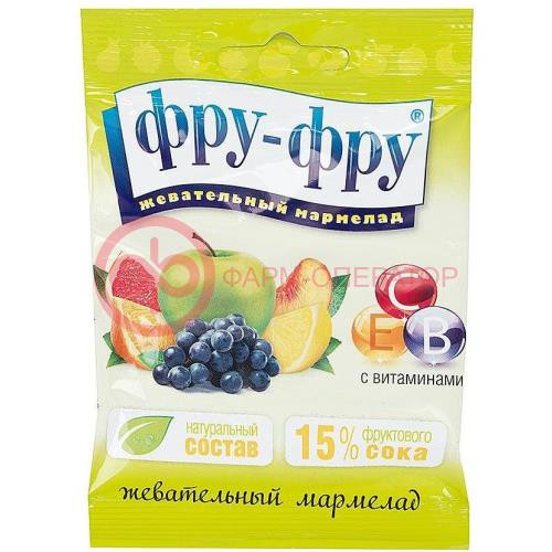 Фру-фру мармелад жевательный 30г лесные ягоды Фру-фру мармелад жевательный 30г лесные ягоды