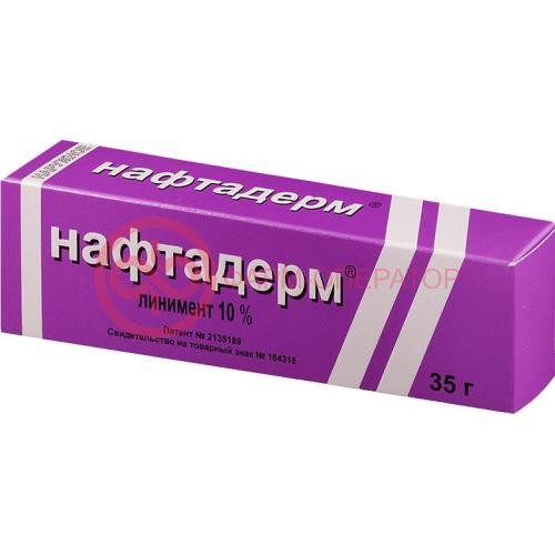 Нафтадерм линимент для местного применения 10% 35г Нафтадерм линимент для местного применения 10% 35г