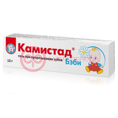 Камистад бэби гель для местного применения 10г п/прорезывании зубов Камистад бэби гель для местного применения 10г п/прорезывании зубов