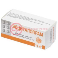 Эсциталопрам таблетки покрытые пленочной оболочкой 10мг №56