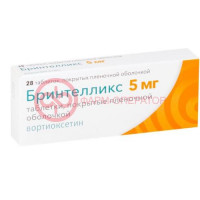 Бринтелликс таблетки покрытые пленочной оболочкой 5мг №28