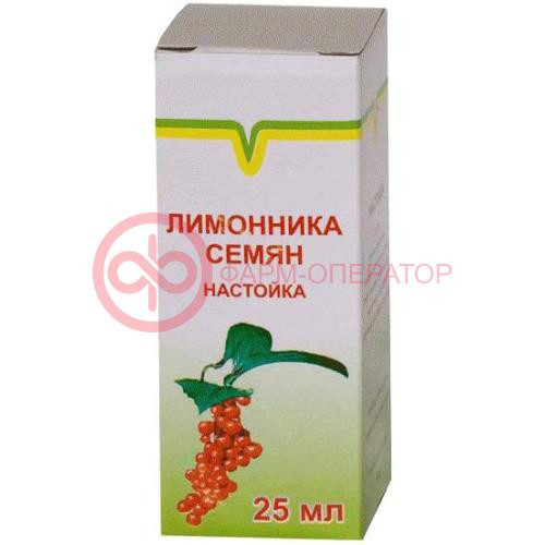 Лимонника семян  настойка 25мл