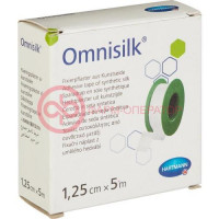 Омнисилк пластырь 1,25смх5м шелк белый