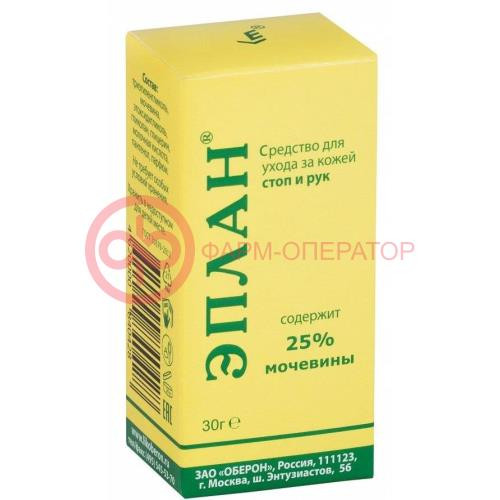 Эплан средство 30г д/ухода за кожей стоп и рук 25% мочевины (гель)