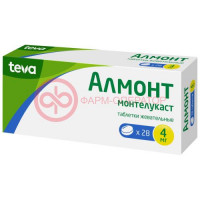 Алмонт таблетки жевательные 4мг №28