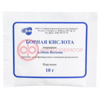 Борная кислота порошок 10г дез. ср-во