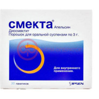 Смекта порошок для приготовления суспензии для приема внутрь 3г 3.76г №30 апельсиновый