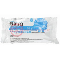 Ника вата хирургическая стерильная 50г