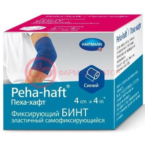 Пеха-хафт бинт когезивный самофикс 4смх4м синий Пеха-хафт бинт когезивный самофикс 4смх4м синий
