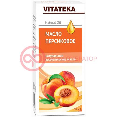 Витатека масло косметическое 30мл персиковое