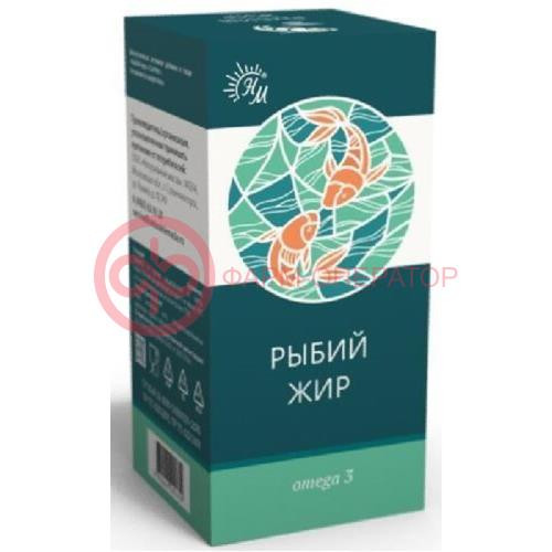Натуральные масла рыбий жир омега-3 жидкость 50мл