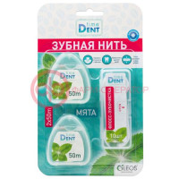 Таймдент набор зуб нить мята 2х50м + флосс-зубочистки мята №10