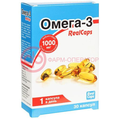 Реалкапс омега-3 капсулы 1400мг №30 Реалкапс омега-3 капсулы 1400мг №30