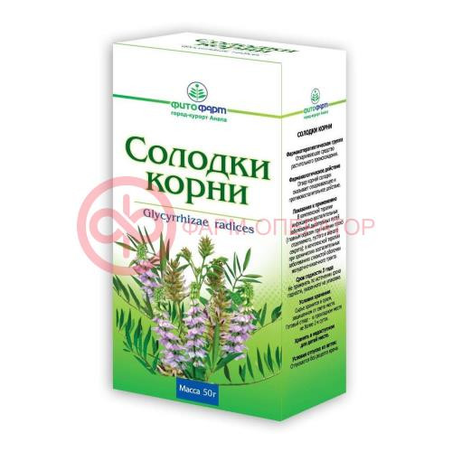 Солодки корни измельченные 50г Солодки корни измельченные 50г