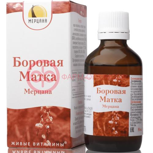Мерцана боровая матка капли 50мл Мерцана боровая матка капли 50мл