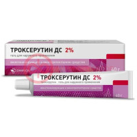Троксерутин дс гель для наружного применения 2% 40г