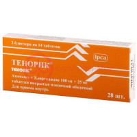 Тенорик таблетки 100мг + 25мг №28