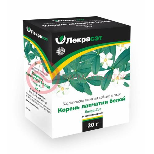 Лапчатка белая корень 20г. чайн. напиток бад /лекра-сэт/