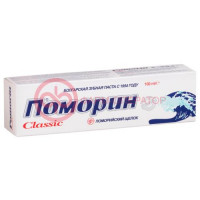 Поморин классик зубная паста 100мл б/фтора