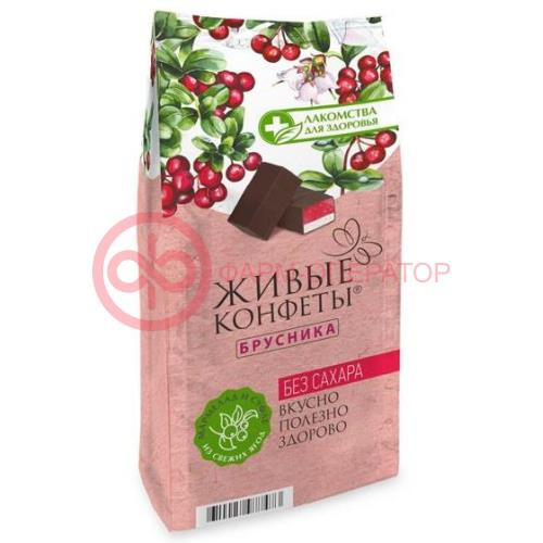Лакомства д/здоровья мармелад брусника 170г.