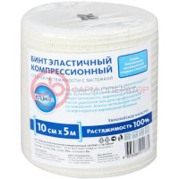 Клинса бинт эластичный компрессионный ср 10х500см (застежка)