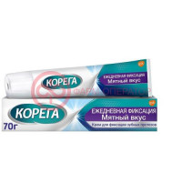 Корега крем для фиксации зубных протезов 70г ежедневн. фиксац. мятный вкус