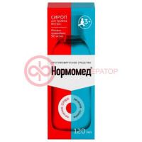 Нормомед сироп 50мг/мл 120мл в комплекте с мерным стаканчиком