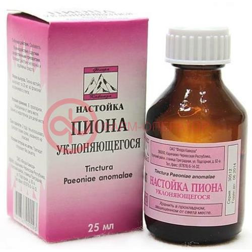 Пиона уклоняющегося настойка 25мл Пиона уклоняющегося настойка 25мл