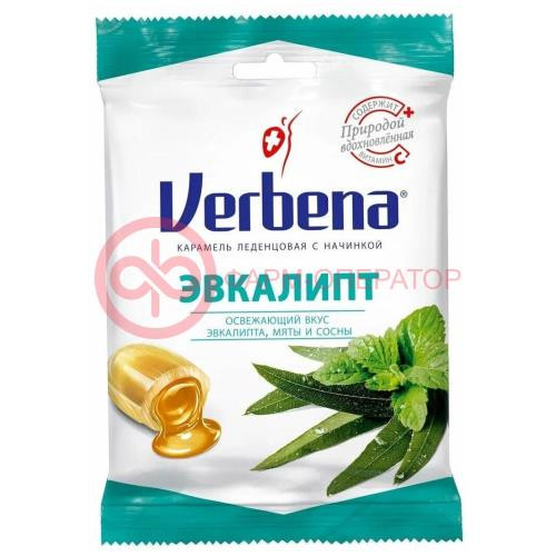 Вербена леденцовая карамель 60г начинка эвкалипт