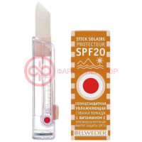 Бельведер стик соляре протектр гигиеническая  помада для губ 4г spf20 с/защит увлажн с вит е
