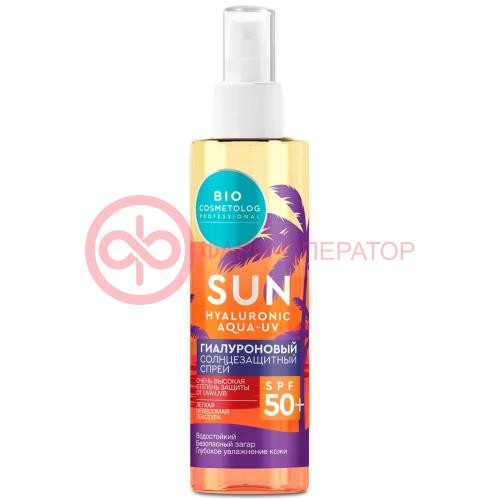 Био косметолог сан гиалурон аква спрей для тела 190мл с/защит spf-50 Био косметолог сан гиалурон аква спрей для тела 190мл с/защит spf-50