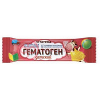 Витатека гематоген плитка 40г детский