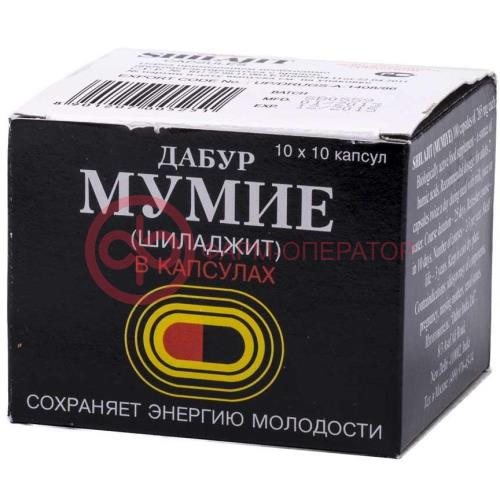 Мумие шиладжит №100 капс. Мумие шиладжит №100 капс.