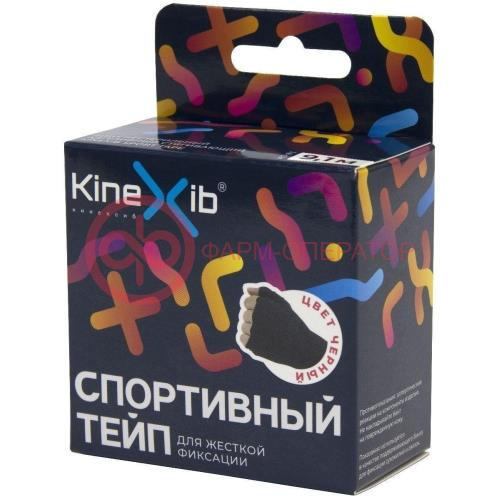 Кинексиб лента кинезиологическая спортивный тейп 9.1мх3.8см д/жест. фикс, чёрн. Кинексиб лента кинезиологическая спортивный тейп 9.1мх3.8см д/жест. фикс, чёрн.