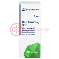 Дор антиглау эко капли глазные 20мг/мл 5мл №1