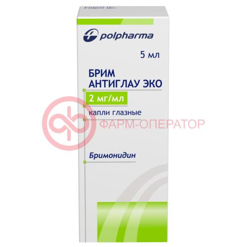 Брим антиглау эко капли глазные 2 мг/мл 5мл Брим антиглау эко капли глазные 2 мг/мл 5мл