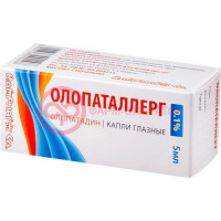 Олопаталлерг капли глазные 0,1% 5мл