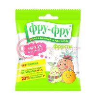 Фру-фру мармелад жевательный 50г фрукты