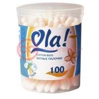 Ола палочки ватные №100 п/э