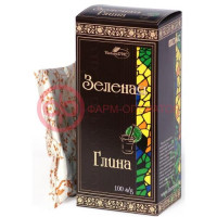Днц глина 100г зеленая космет.