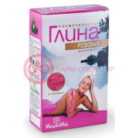 Медикомед глина 100г косметическая розовая