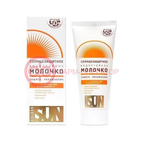 Голден сан молочко 60мл с/защитн водост. spf50 + uv /а + в/ Голден сан молочко 60мл с/защитн водост. spf50 + uv /а + в/