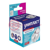 Унипласт лейкопластырь фиксирующий 5х500см шелк