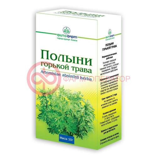 Полыни горькой трава измельченная 50г