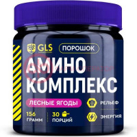 Джи эл эс аминокислотный комплекс порошок 156г вкус лесных ягод