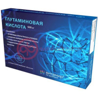 Витамир глутаминовая кислота таблетки кишечнорастворимые 500мг №30