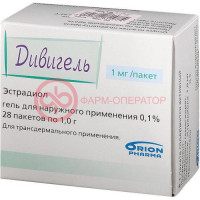 Дивигель гель трансдермальный 0.1% 1г №28